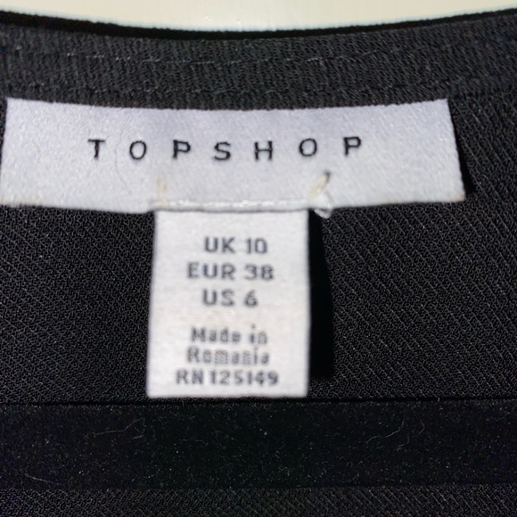 Topshop Black Dress - Picture 3 of 3